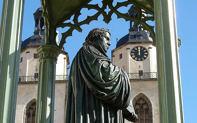 Lutherstatue in Lutherstadt Wittenberg