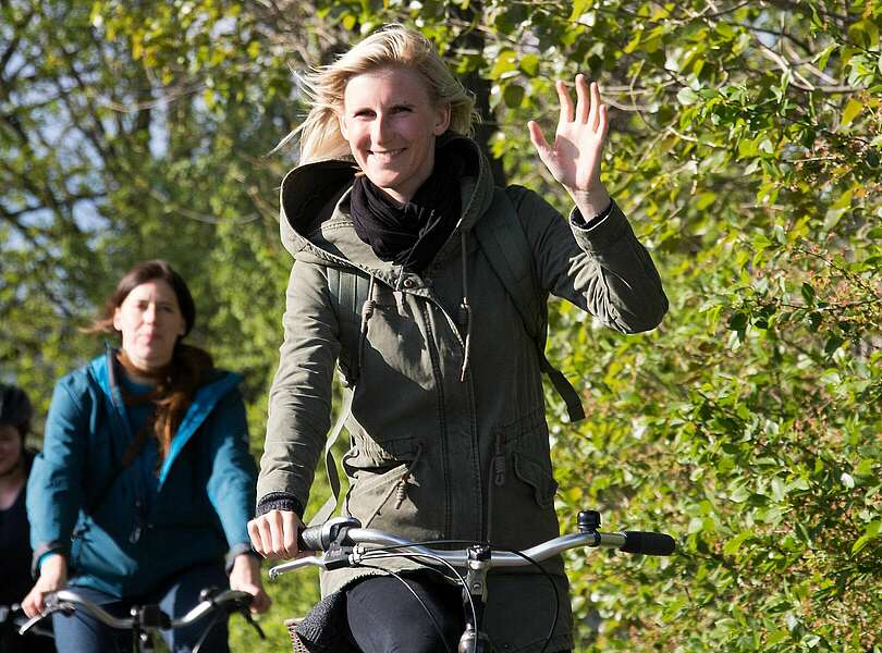 Radfahrer im Fläming