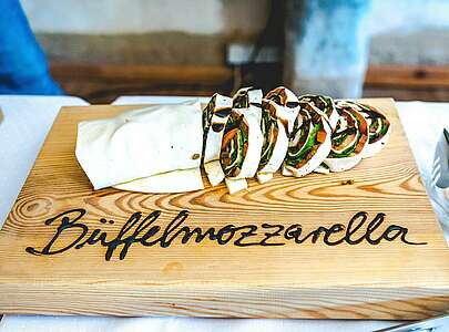 Büffelmozzarella Bobalis regionale Kulinarik