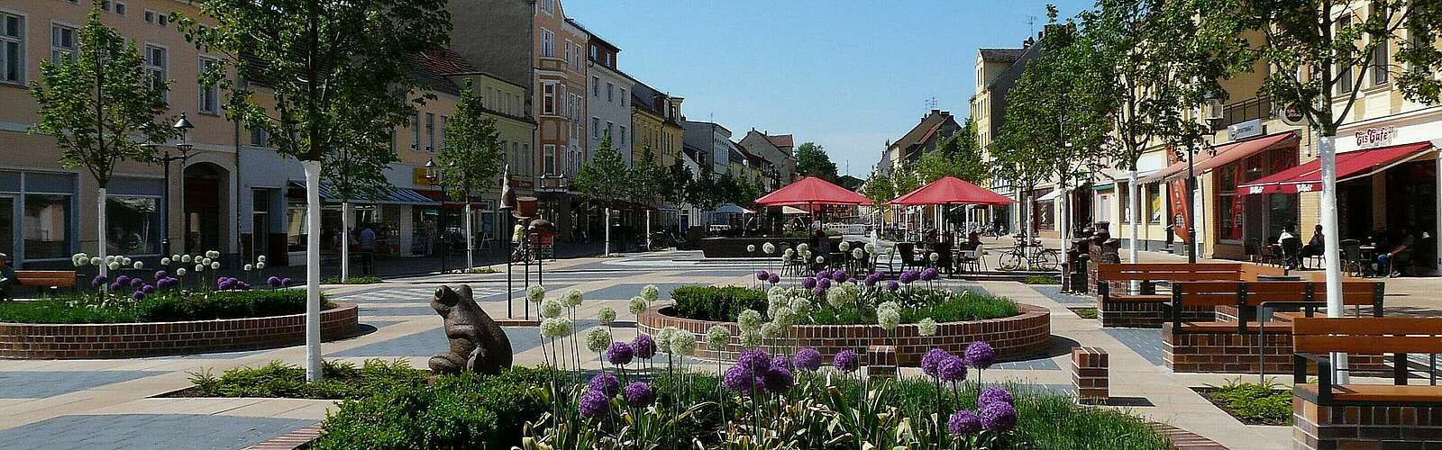 Boulevard in Luckenwalde,
            
        
                Foto: Tourismusverband Fläming e.V./Stadt Luckenwalde