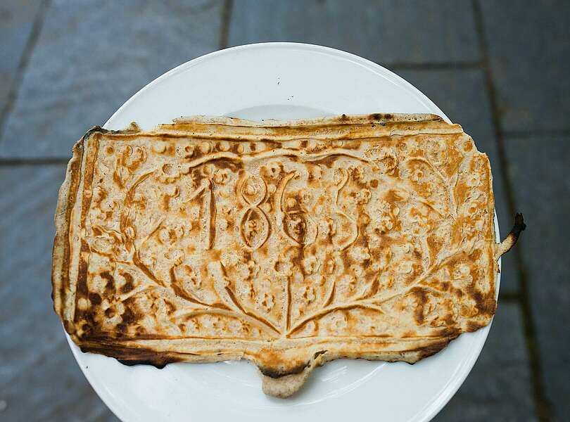 Fertiger Klemmkuchen auf Teller