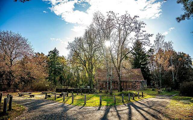 Baruther Glashütte im Herbst