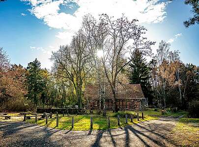 Baruther Glashütte im Herbst