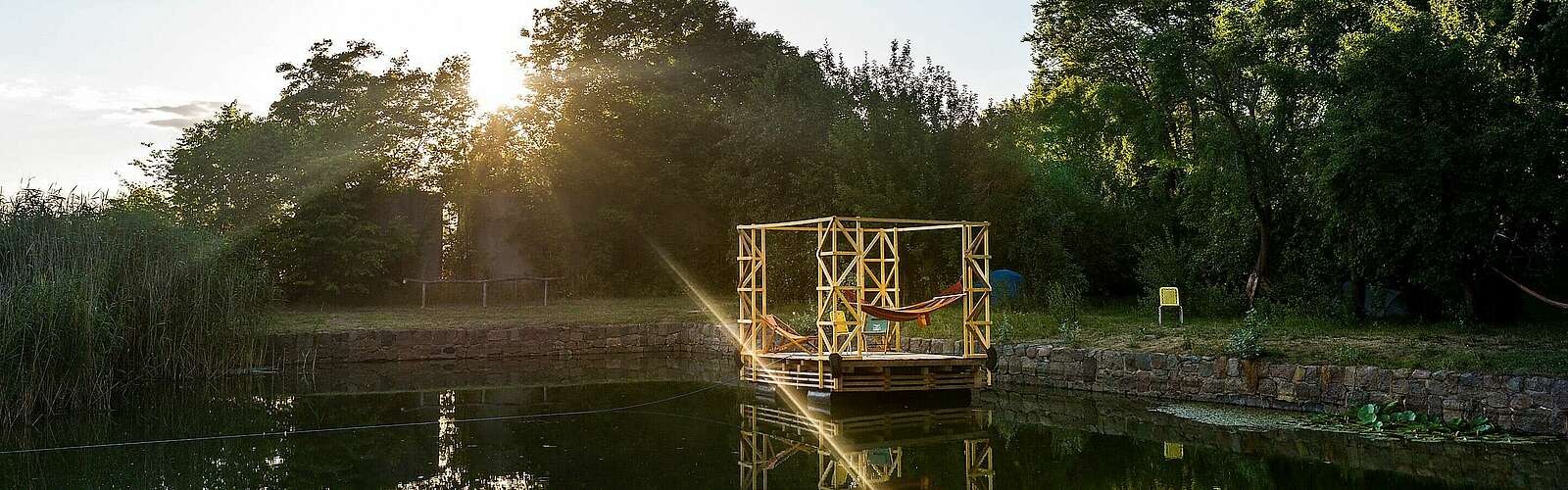 Teich bei Coconat in Klein-Glien,
            
        
                Foto: Tourismusverband Fläming e.V./Antje Wickboldt