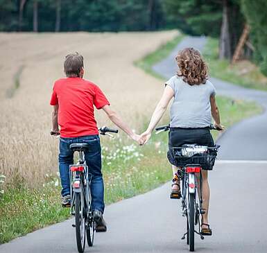 Radfahren auf der Flaeming-Skate